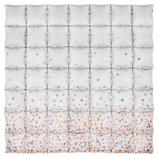 Foil Balloon Waffle Panel 36 Inch White