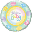 Foil Balloon Welcome Baby Soft Pattern 36 Inch