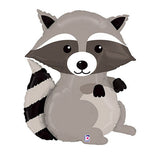 Woodland Raccoon Foil Balloon