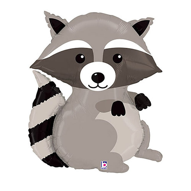 Woodland Raccoon Foil Balloon