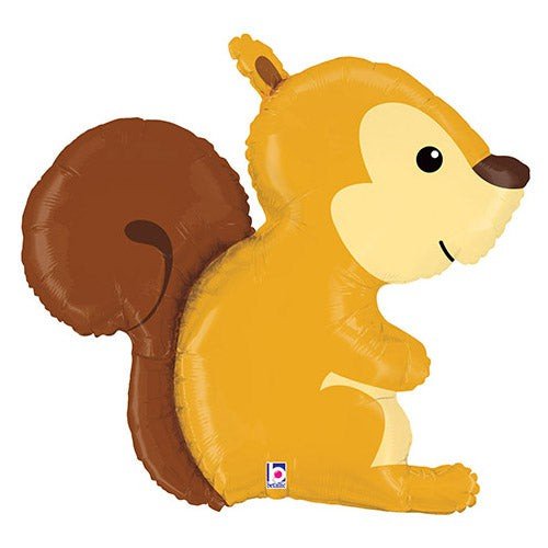 Woodland Squirrel Foil Balloon