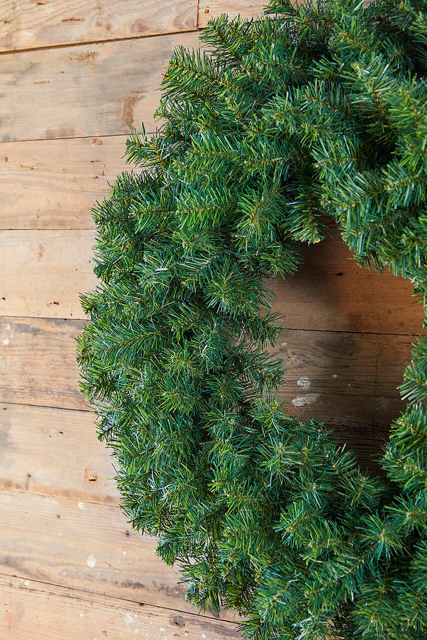 36” Unlit Norway Pine Wreath