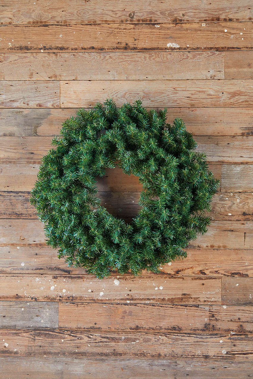 36” Unlit Norway Pine Wreath