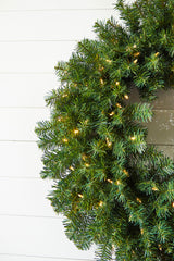 36" Norway Pine Wreath 320T/150WW LED WL/UL