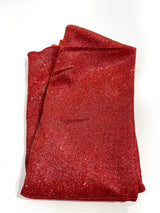 Glitter Shimmer Fabric Tablecloth - Full Covered, 36" Round, Multiple Colors (1 Piece)