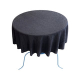 Glitter Shimmer Fabric Tablecloth - Full Covered, 36" Round, Multiple Colors (1 Piece)