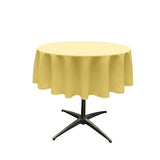 36" Round Poly Poplin Seamless Tablecloth Polyester Fabric - Round Seamless, 36" Diameter (1 Piece)
