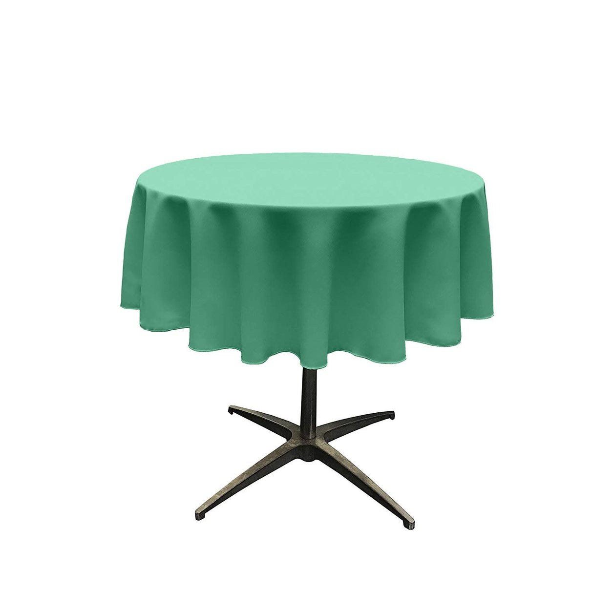 36" Round Poly Poplin Seamless Tablecloth Polyester Fabric - Round Seamless, 36" Diameter (1 Piece)