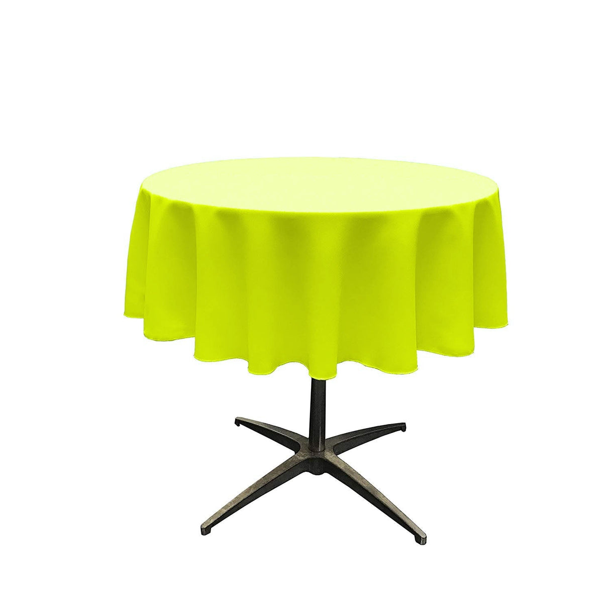 36" Round Poly Poplin Seamless Tablecloth Polyester Fabric - Round Seamless, 36" Diameter (1 Piece)