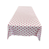 Big Polka Dot Poly Cotton Fabric - Square Tablecloth, 36" X 36", Assorted Colors (1 Piece)