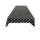 Big Polka Dot Poly Cotton Fabric - Square Tablecloth, 36" X 36", Assorted Colors (1 Piece)