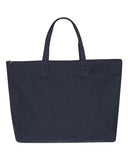 Tote with Top Zippered Closure