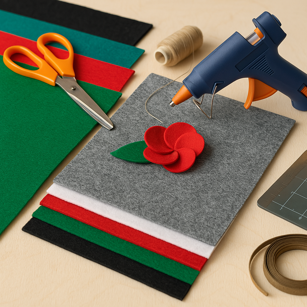 Acrylic Felt Sheets 9x12 3.2mm Thick