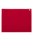 Velour Hemmed Cotton Towel with Grommet & Hook
