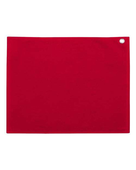 Velour Hemmed Cotton Towel with Grommet & Hook