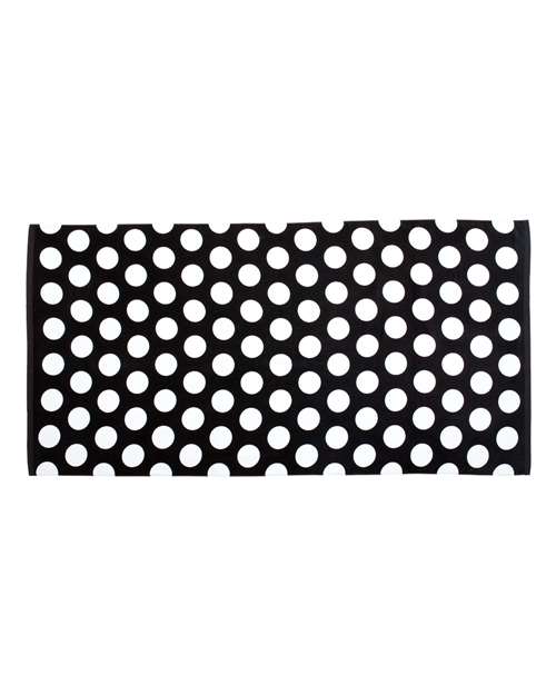 Polka Dot Velour Beach Towel