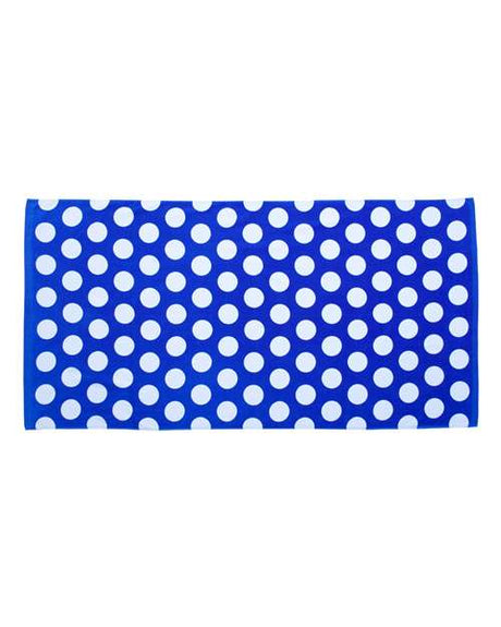 Polka Dot Velour Beach Towel
