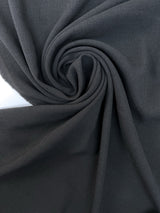 Wool Stretch Twill Gray Black