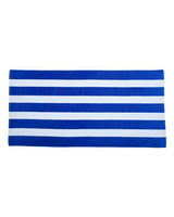 Cabana Stripe Velour Beach Towel