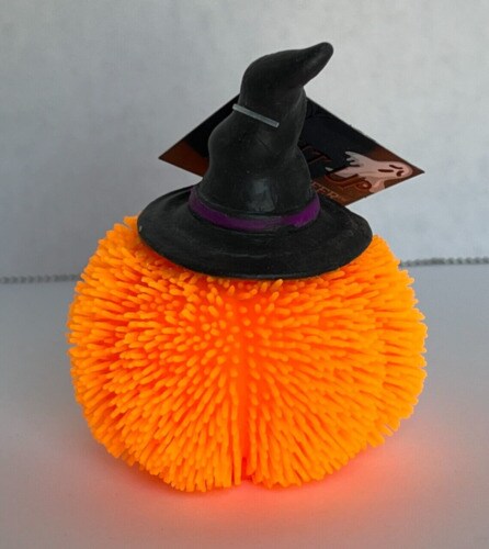Light Up Pumpkin with Hat Puffer