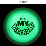 Glow Button - It's My Birthday