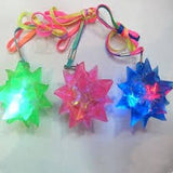 Flashing Spiky Ball Necklace