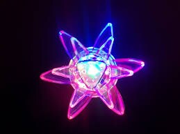 Flashing Spiky Ball Necklace