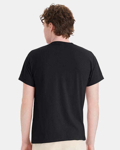 6 Pack EcoSmart Men's Crewneck Short Sleeve T-Shirt