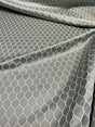 Mermaid Jacquard Polyester Lycra Fabric - Seaglass Blue, Jacquard Pattern, 54" Width (1 Yard)