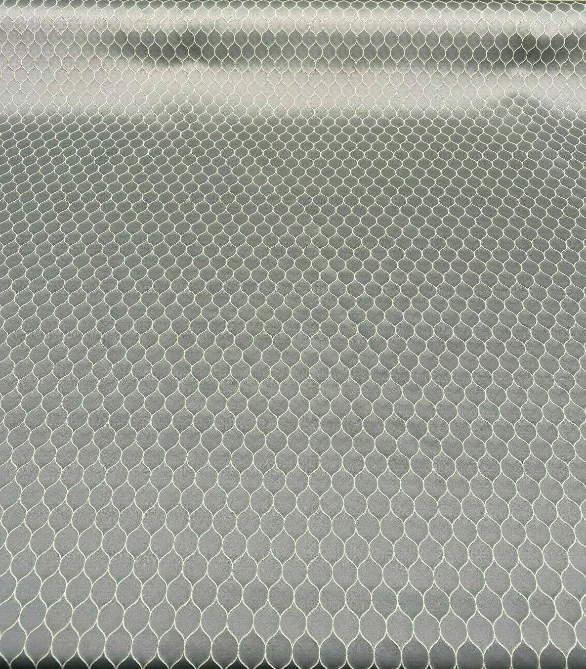 Mermaid Jacquard Polyester Lycra Fabric - Seaglass Blue, Jacquard Pattern, 54" Width (1 Yard)