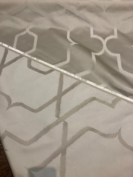 P Kaufmann HFR Ironwork Ikat FR Polyester Fabric - Ikat Pattern, 60" Width (1 Yard)