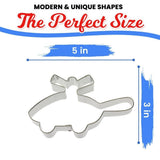 Helicopter Cookie Cutter 5 in B1117