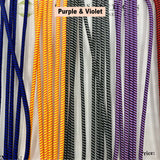 10 Yards Purple & Violet Two-Tone Elastic Cord