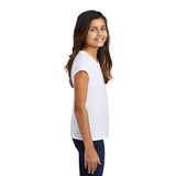 District® Girls Perfect Tri Short Sleeve Crew Neck Tee