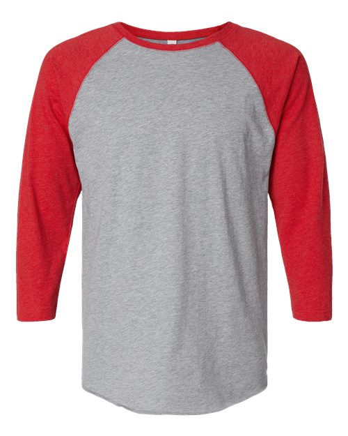 Baseball Fine Jersey Three-Quarter Sleeve Tee