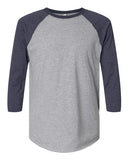 LAT Men's Baseball Fine Jersey Three-Quarter Sleeve Tee