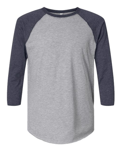 LAT Men's Baseball Fine Jersey Three-Quarter Sleeve Tee