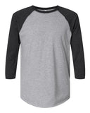 LAT Men's Baseball Fine Jersey Three-Quarter Sleeve Tee