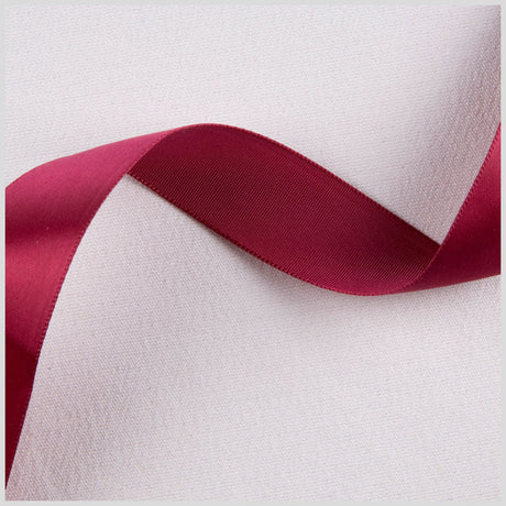 7/8" Wine Single Face Satin Ribbon