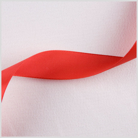 7/8" Red Single Face Satin Ribbon