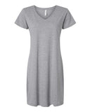 Women's Fine Jersey Short Sleeve V-Neck Coverup