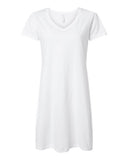 Women's Fine Jersey Short Sleeve V-Neck Coverup