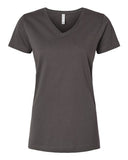 LAT Women's Fine Jersey V-Neck Tee