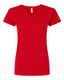LAT Women's Fine Jersey V-Neck Tee