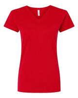 LAT Women's Fine Jersey V-Neck Tee