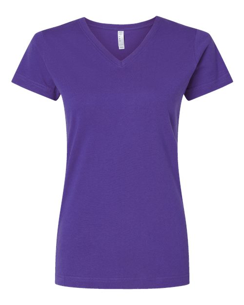 Women's Fine Jersey V-Neck Tee