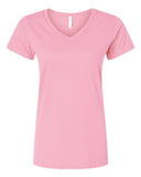 Women's Fine Jersey Short Sleeve V-Neck Tee