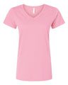 LAT Women's Fine Jersey V-Neck Tee
