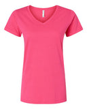LAT Women's Fine Jersey V-Neck Tee