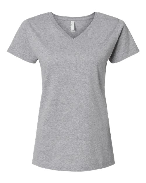 LAT Women's Fine Jersey V-Neck Tee